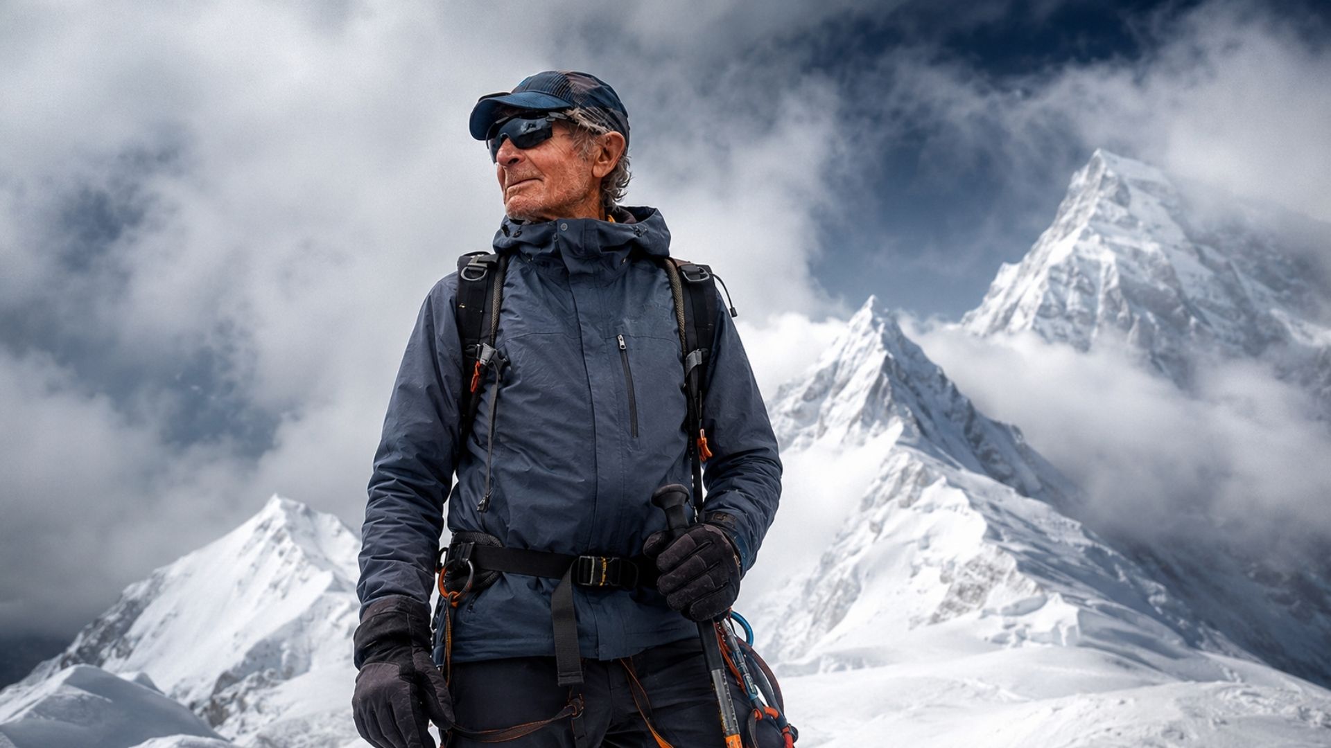 Aos 86 anos, o alpinista Carlos Soria sobe o Manaslu, no Nepal, e vira a pessoa mais velha a cravar um 8.000: um recorde 50 anos após 1975.