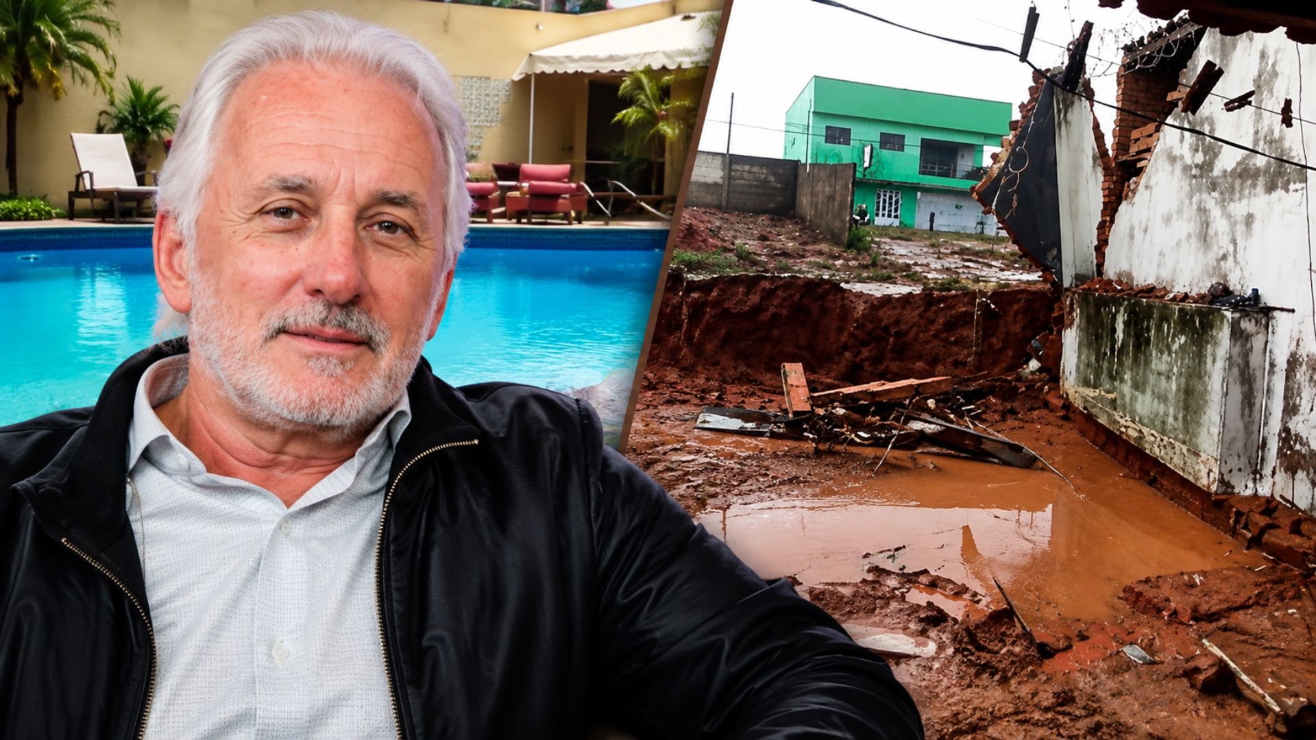 Otávio Mesquita, do SBT, teve a mansão no Morumbi destruída por um temporal em 2019, com prejuízo acima de R$ 1 milhão e sem seguro.