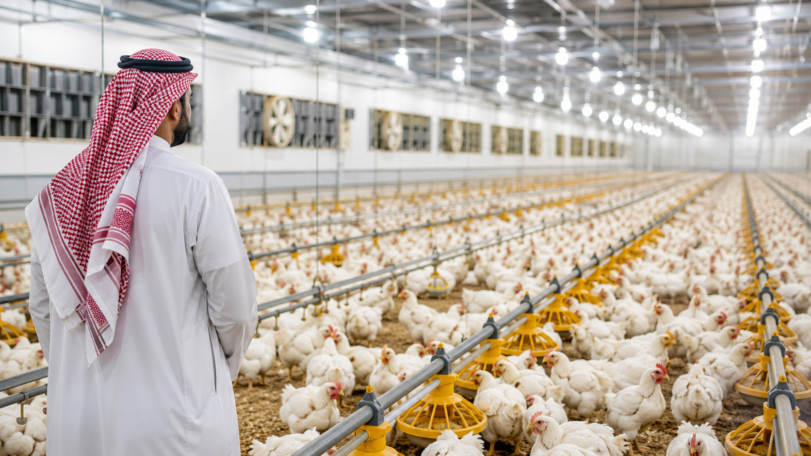 Arábia Saudita comprou quase 397 mil toneladas de frango brasileiro, mas agora quer criar um império avícola no deserto