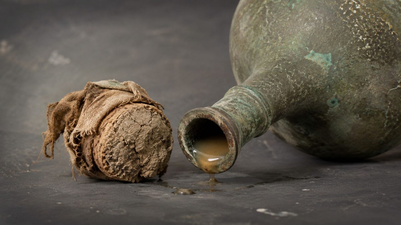 Arqueólogos abriram uma garrafa de bronze lacrada com pano e barro num túmulo na China e acharam dentro a cerveja de 2.300 anos do povo Qin.