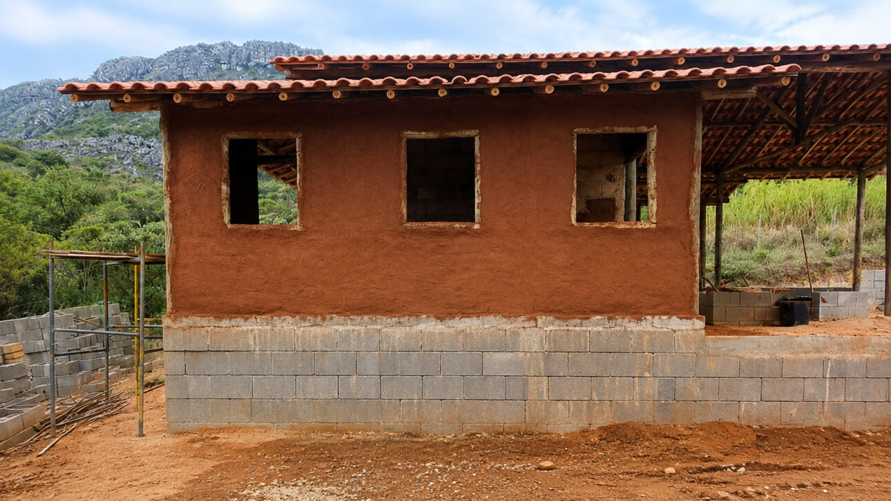 As casas de terra ajudam a regular a temperatura e a umidade no ambiente interno