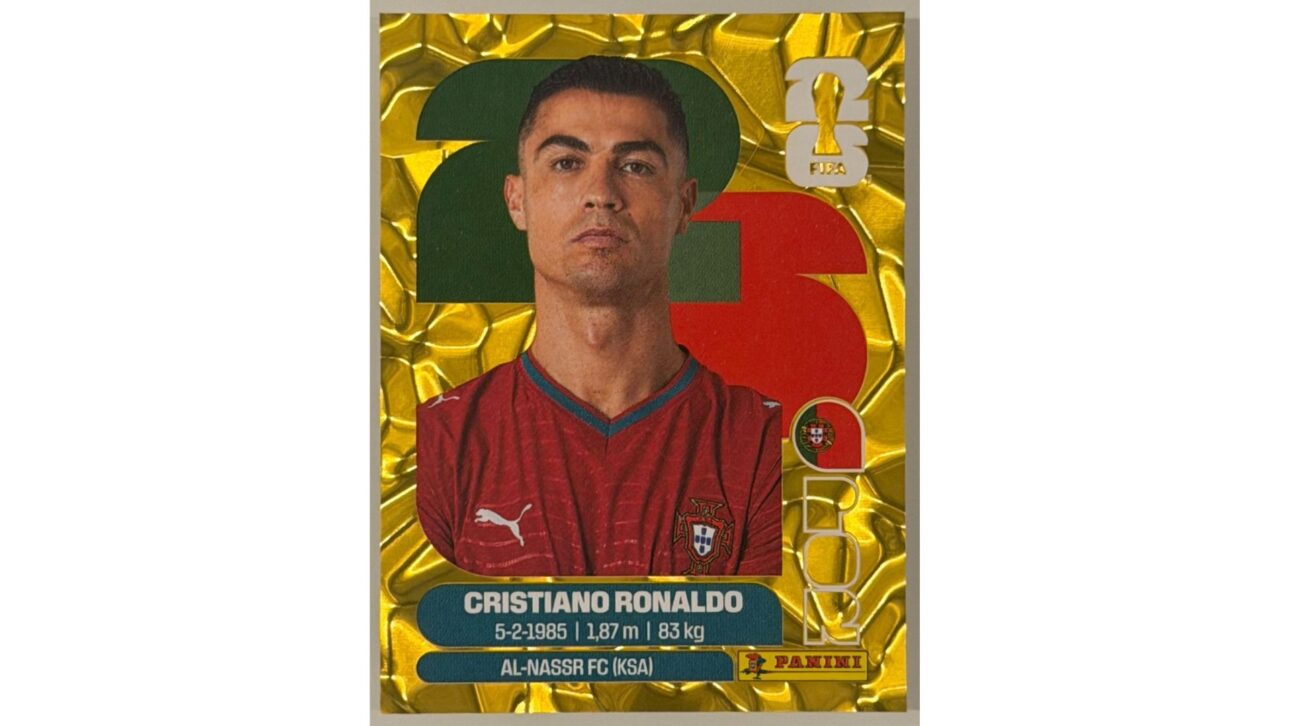 The golden Cristiano Ronaldo sticker from the 2026 World Cup appears for up to R$ 10,000 in ads; understand why the piece is so rare and what is known about the prices.