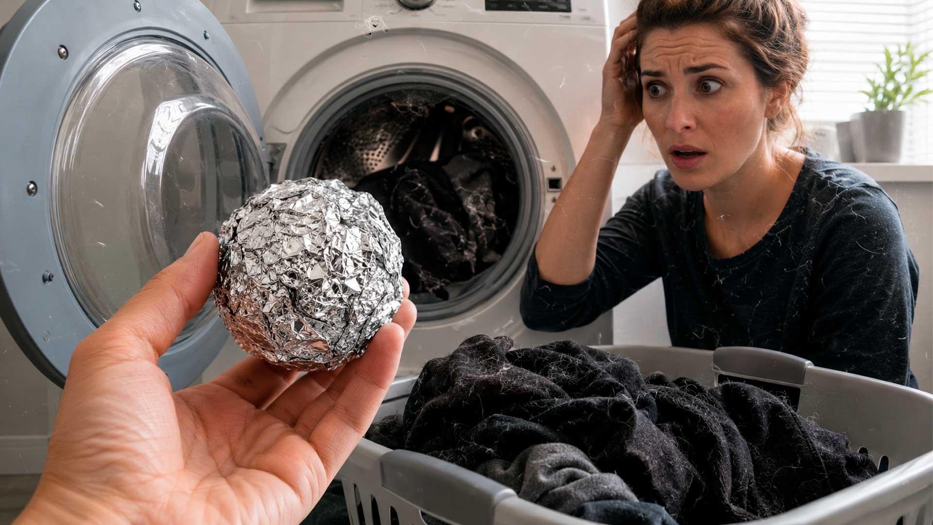 Bola de papel-alumínio na máquina de lavar pode reduzir eletricidade estática, mas efeito é limitado e exige cuidados com o equipamento