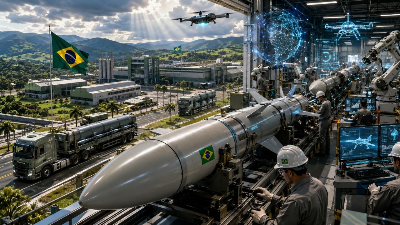 Brasil terá fábrica de mísseis no interior de SP até novembro unidade promete produzir 8 armamentos antinavio por mês, mirar exportações e colocar o Vale do Paraíba (1)