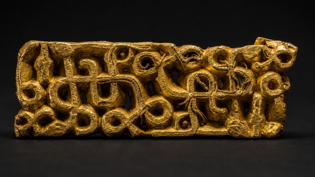Caminhante acha na Noruega um ornamento de ouro de espada de 1.500 anos, um de só 17 conhecidos: descoberta rara empolga a arqueologia do país.