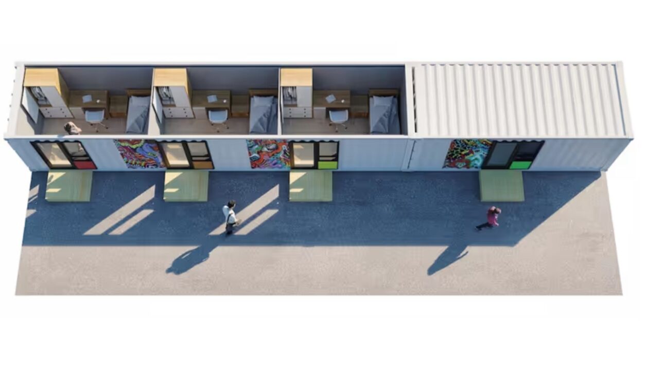 New Westminster, no Canadá, abrirá a 1ª vila de tiny homes para a população de rua: 30 casas de contêiner com cozinha central e moradia com apoio 24h.
