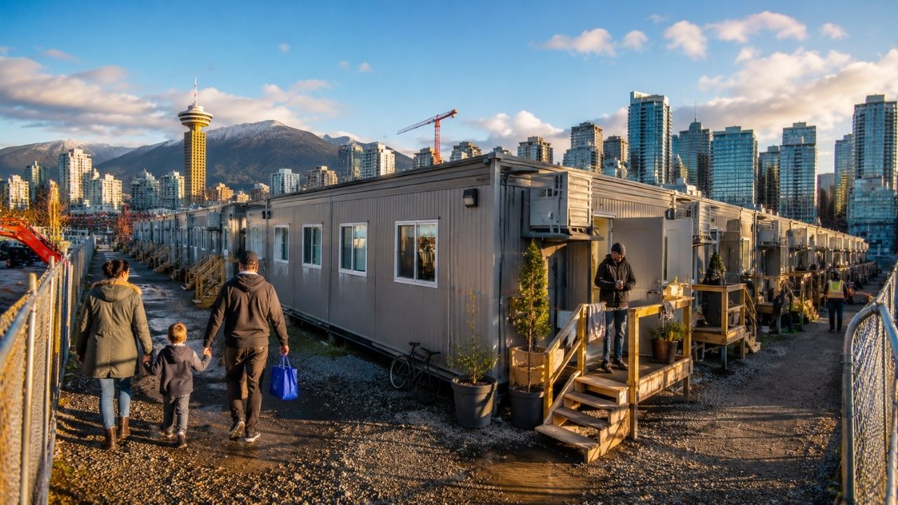 Cansada de ver moradores dormindo nas ruas, Vancouver entregou 606 casas modulares com cozinha, banheiro, aluguel de C$ 375 e apoio 24 horas o projeto virou resposta rápida contra (3)