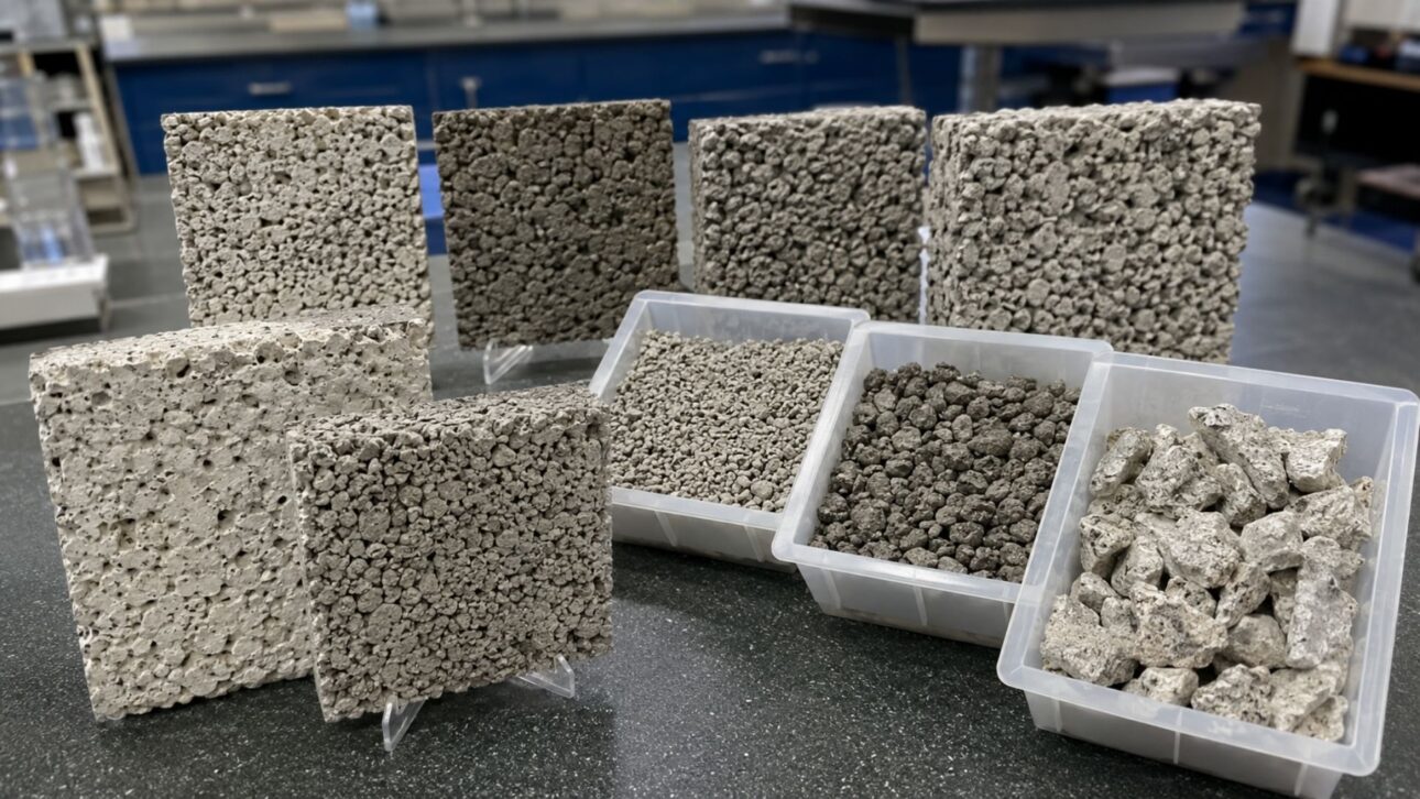 6th grader in Miami creates a concrete that absorbs rainwater with oyster shells and charcoal and wins a Lemelson young inventor award.