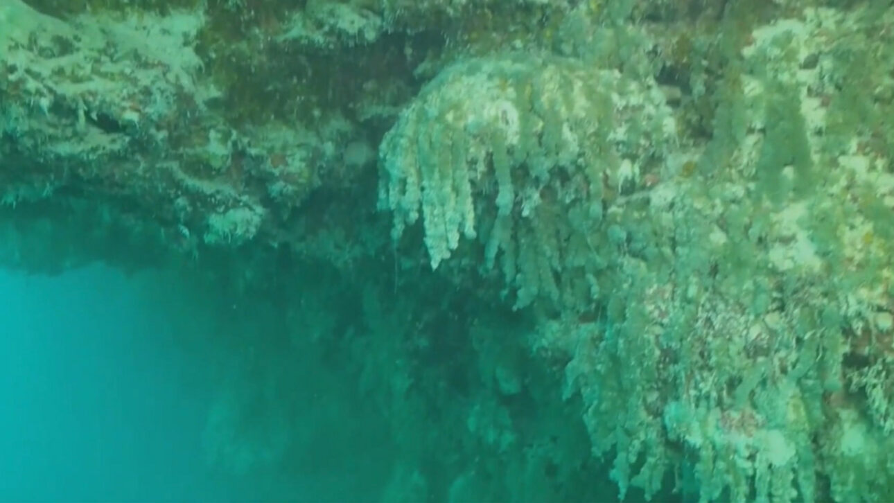 Buraco azul profundo impressiona