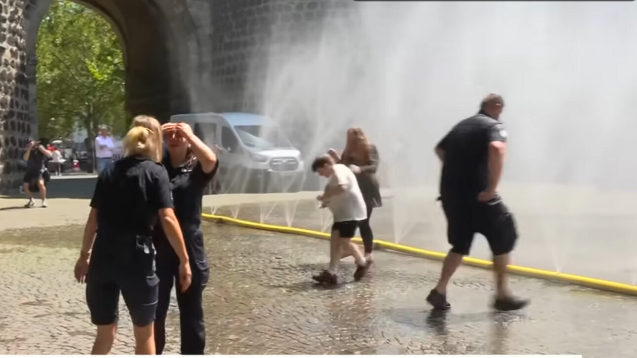 Calor extremo de 41,3ºC faz pistas levantarem na Alemanha, causa “estouro” no asfalto das Autobahn, deixa feridos e obriga até caminhões de neve a resfriar estradas