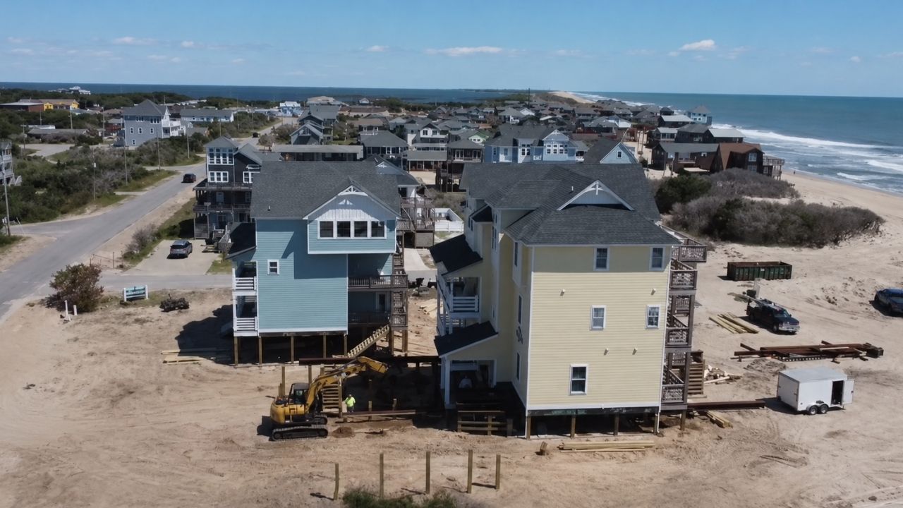 Casa ameaçada por avanço do mar expõe erosão no litoral dos EUA e acende alerta para o Brasil.