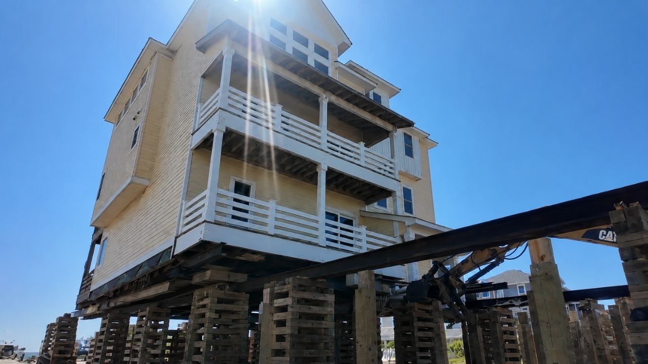 Casa ameaçada por avanço do mar expõe erosão no litoral dos EUA e acende alerta para o Brasil.