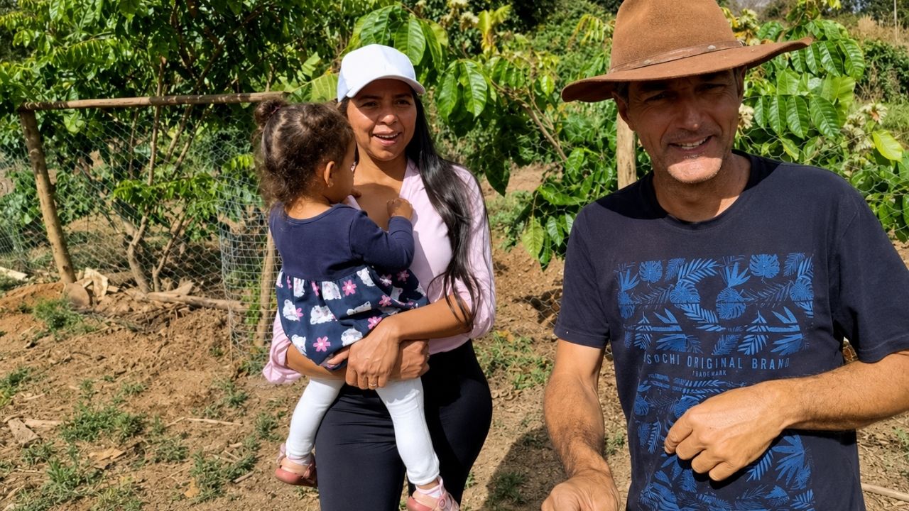Casal larga a cidade para viver na roça, cultiva horta sem agrotóxicos e vê couves, repolhos e brócolis serem destruídos por ataque inesperado, mas decide arrancar tudo, replantar mudas e (3)
