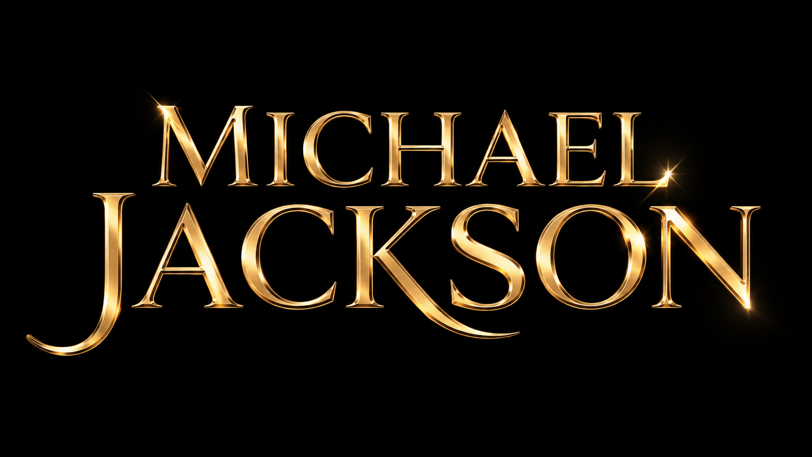 Nome Michael Jackson em letras douradas sobre fundo preto, ilustrando matéria sobre Conrad Murray e o retorno do médico à profissão.