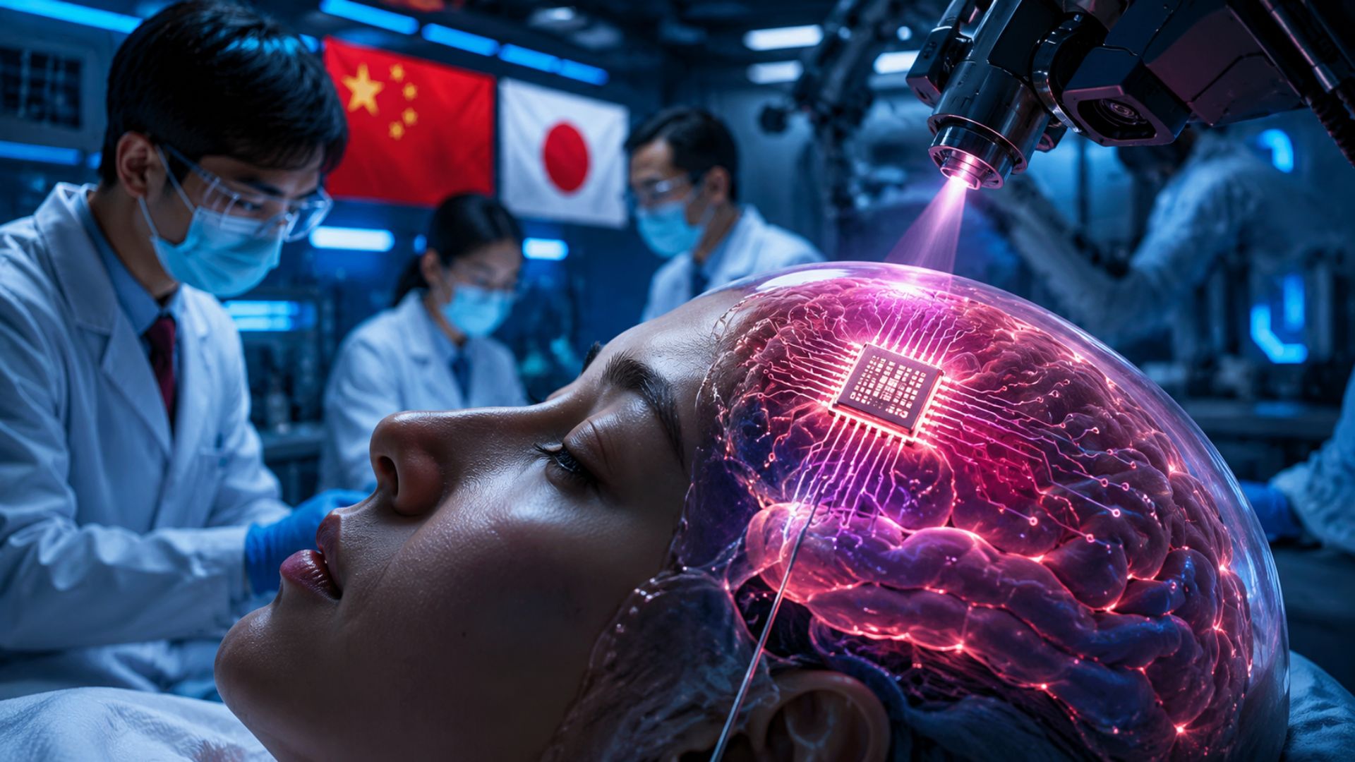 O implante cerebral criado por China e Japão usa hidrogel orgânico, tem 128 canais e funcionou 550 dias em coelhos, mantendo 94% do sinal sem causar inflamação.