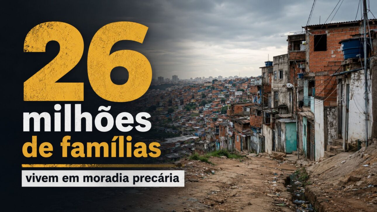 A Campanha da Fraternidade 2026 da CNBB lança o mutirão por moradia diante do déficit habitacional: 26 milhões de famílias sem moradia digna no Brasil.