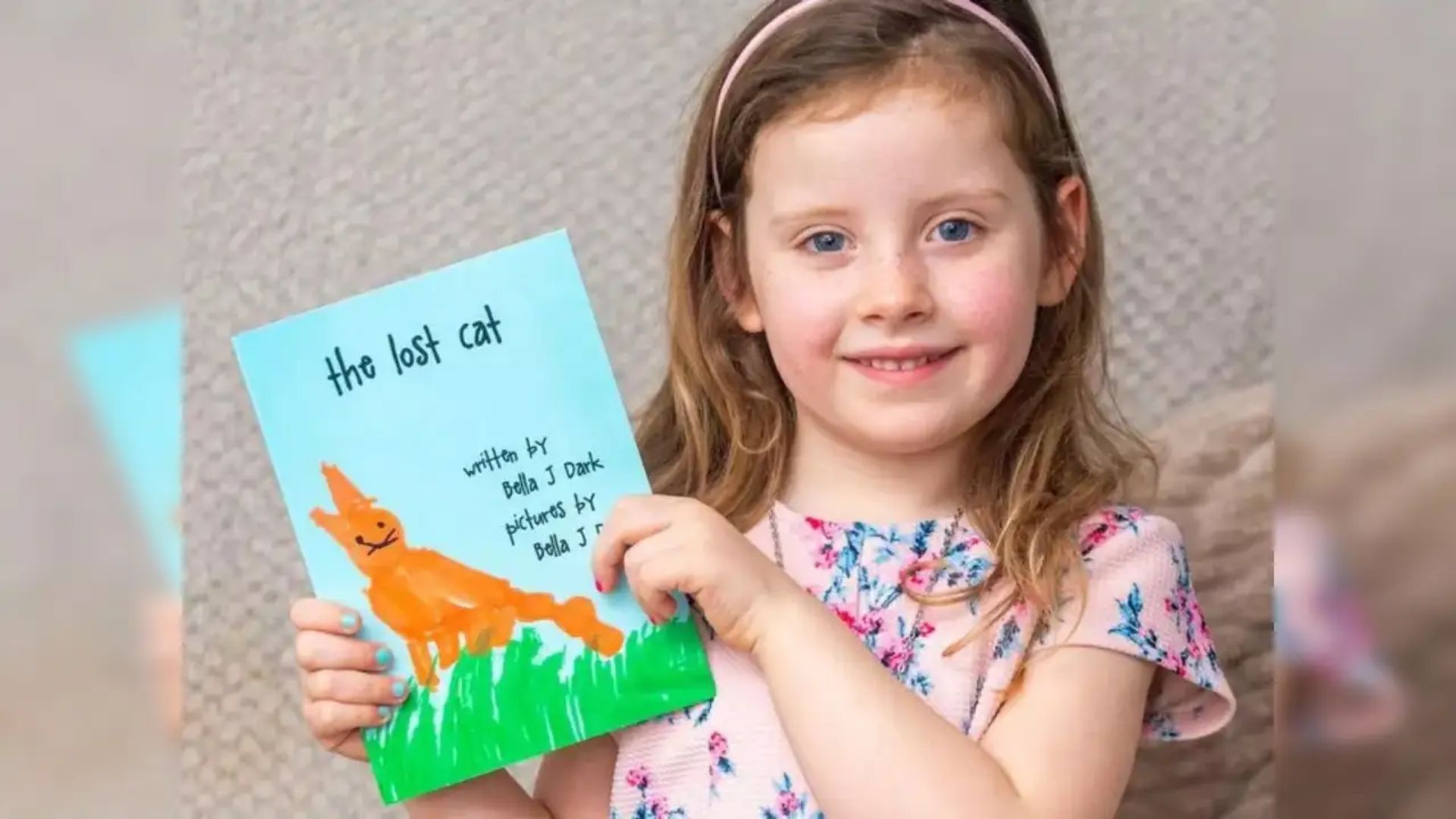 A garotinha Bella J. Dark entrou para o Guinness World Records como autora publicada mais jovem do mundo ao vender mil cópias de The Lost Cat com apenas 5 anos.