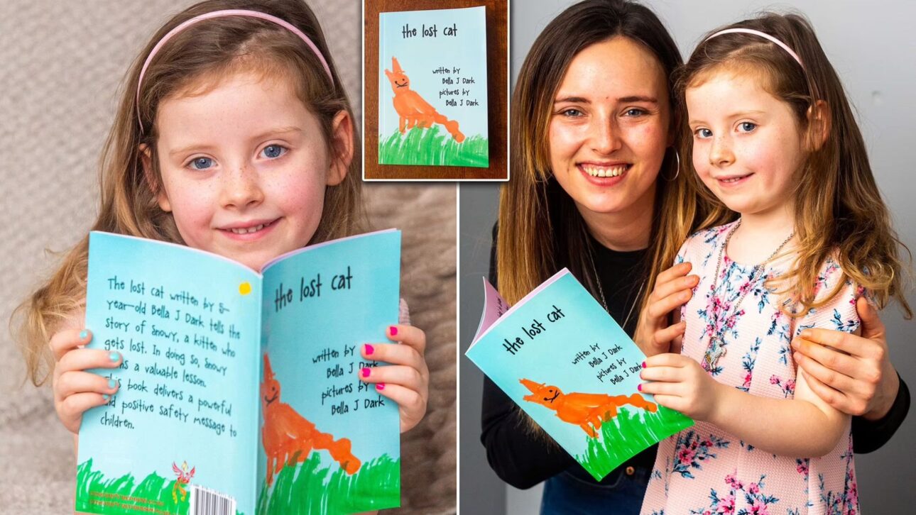 A garotinha Bella J. Dark entrou para o Guinness World Records como autora publicada mais jovem do mundo ao vender mil cópias de The Lost Cat com apenas 5 anos.