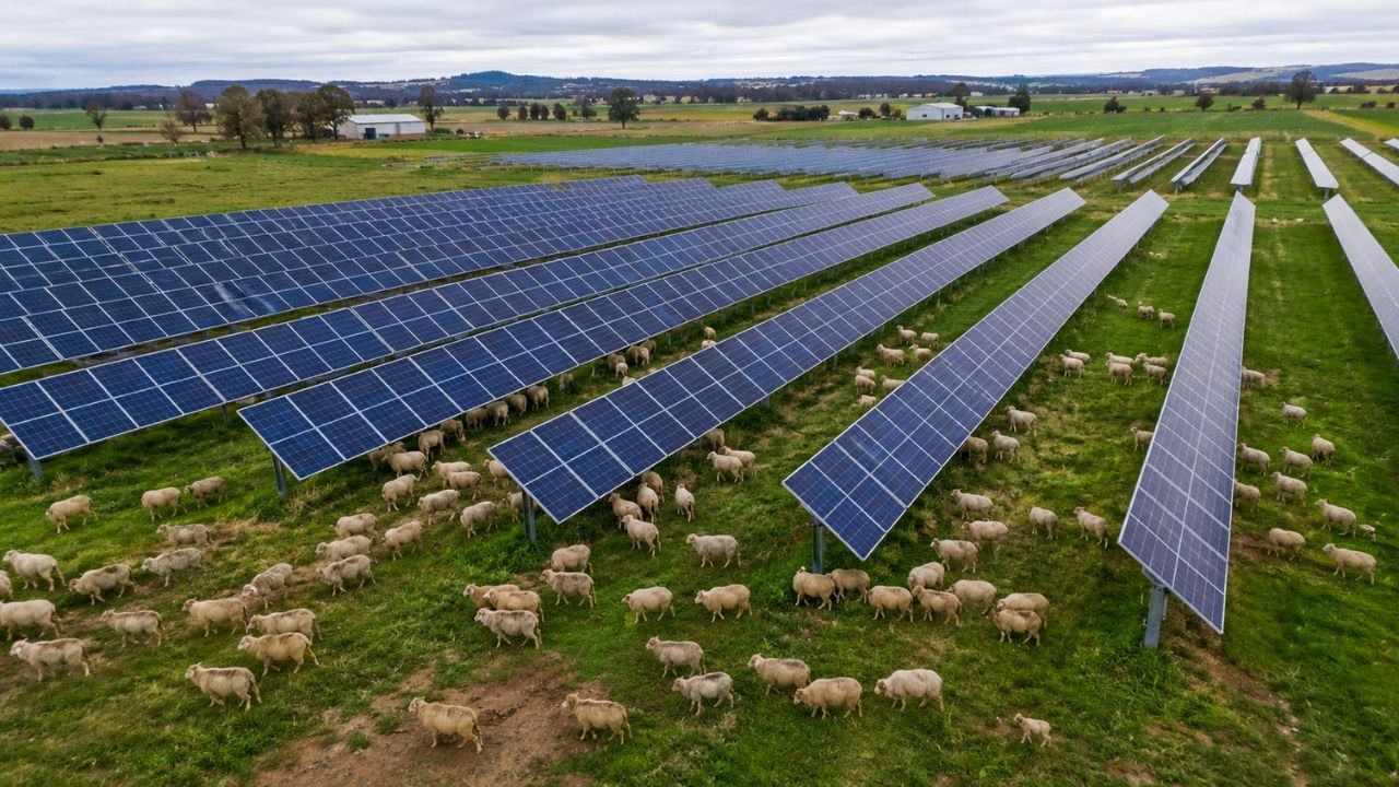 Solar panels in Australia drive home batteries, solar energy, and a grid less dependent on gas.