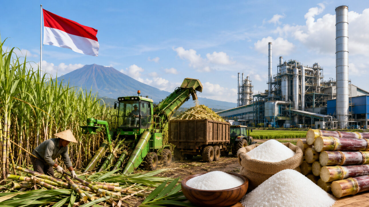 Autosuficiencia en azúcar en 2026 muestra que Indonesia quiere acelerar el cronograma