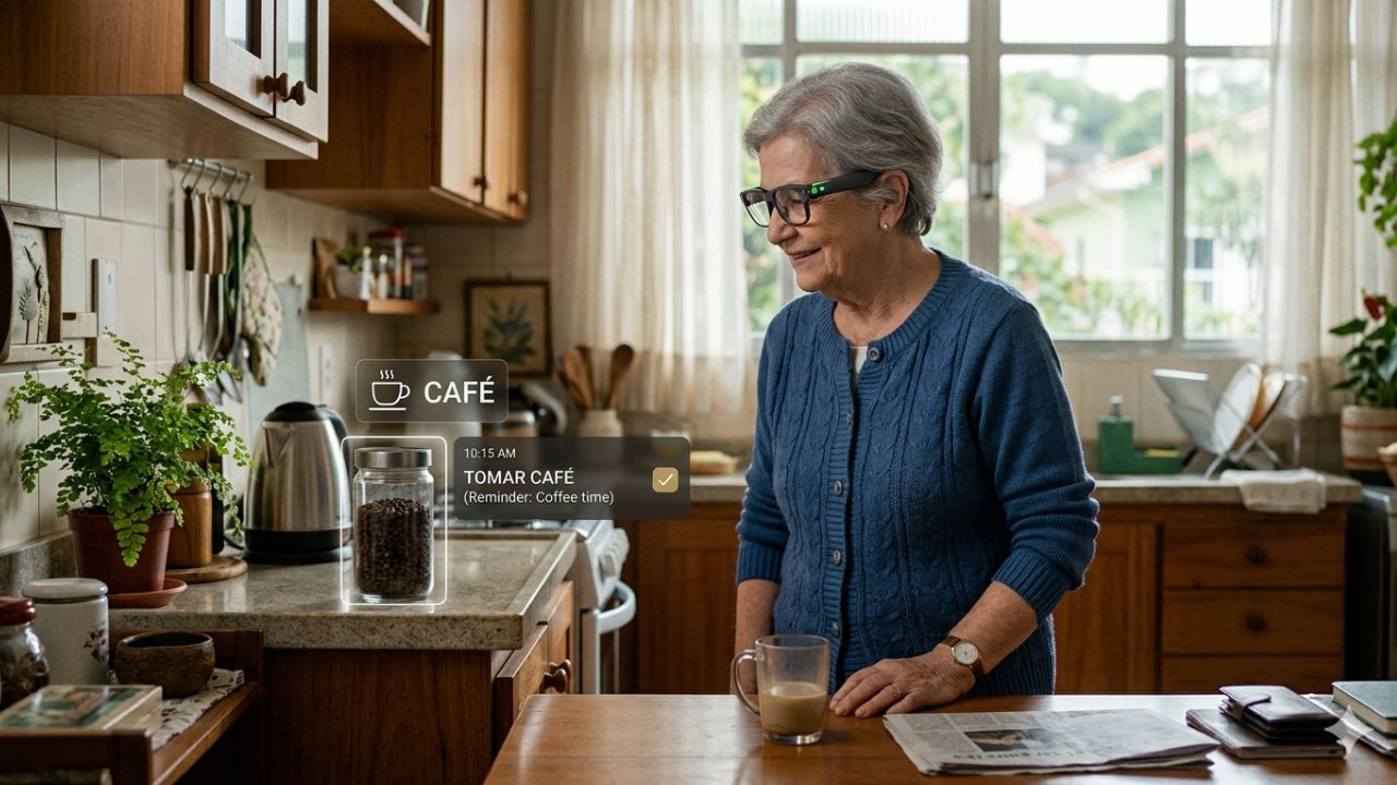 Óculos com inteligência artificial