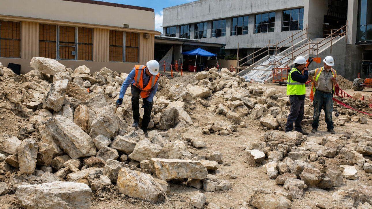 Descoberta na San Pedro High School expõe milhões de fósseis marinhos