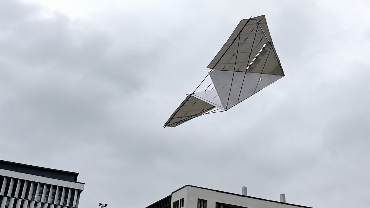 Durante os testes em Shenzhen, a aeronave de papel gigante mostrou que pequenas mudanças na estrutura podiam alterar todo o voo: os alunos chegaram a ajustar asas em 1 grau e o centro de gravidade em apenas 1 centímetro para manter a estabilidade no ar.