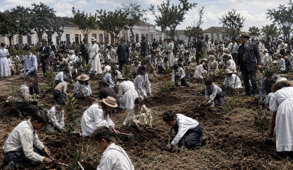 Conheça a história de Araras, onde crianças plantaram 242 mudas em 1902 e ajudaram a criar a Festa das Árvores no Brasil. (Imagem: Ilustrativa)