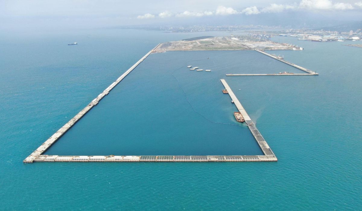 Muralha marítima-Porto de Taipei - Imagem: Reprodução/Gamuda