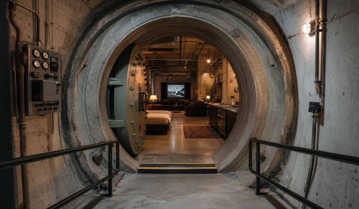 Conheça o silo Titan II comprado por US$ 90 mil e transformado em Airbnb subterrâneo de luxo após reforma de US$ 800 mil. (Imagem: Ilustrativa)