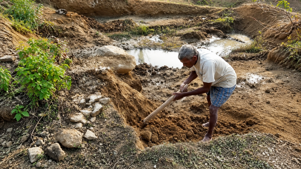 Laungi Bhuiyan, agricultor indiano de cerca de 70 anos, ficou conhecido em Bihar após cavar sozinho um canal de cerca de 3 km durante quase três décadas.