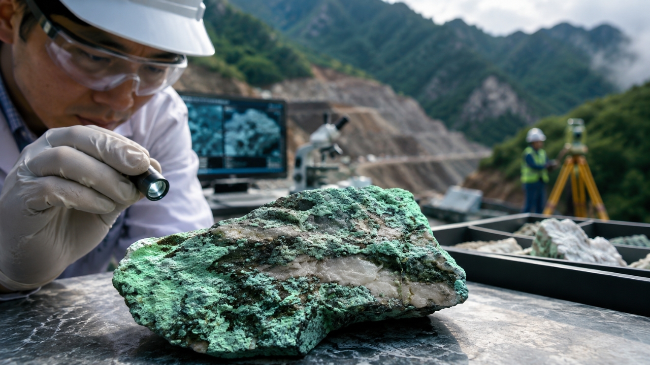 China confirma a existência de um mineral nunca antes visto, encontrado em depósito com concentração 80 vezes acima do padrão mundial, e que promete redesenhar a indústria de baterias e a disputa global por minerais estratégicos