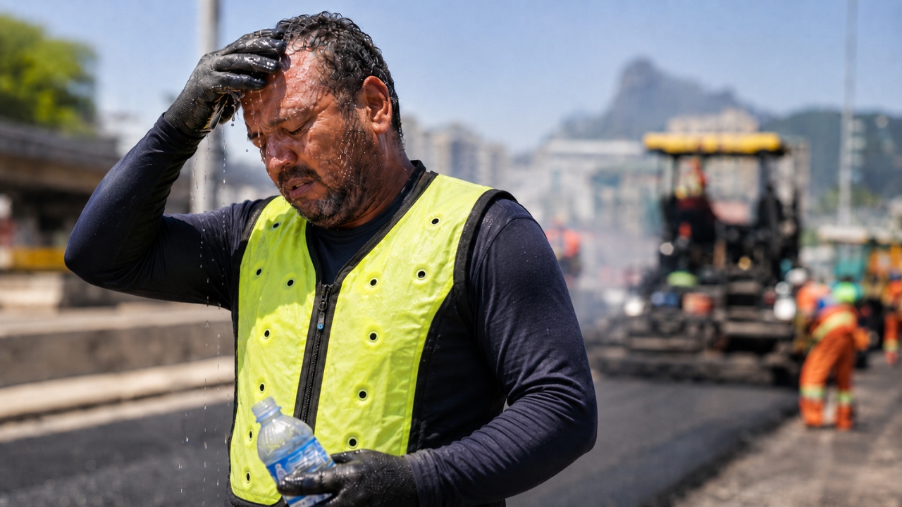 Inconformada com trabalhadores morrendo de calor em canteiros de obra, empresa criou o colete que resfria o corpo em até 15°C por 8 horas e já é usado por pilotos da Fórmula 1 e operários no Brasil