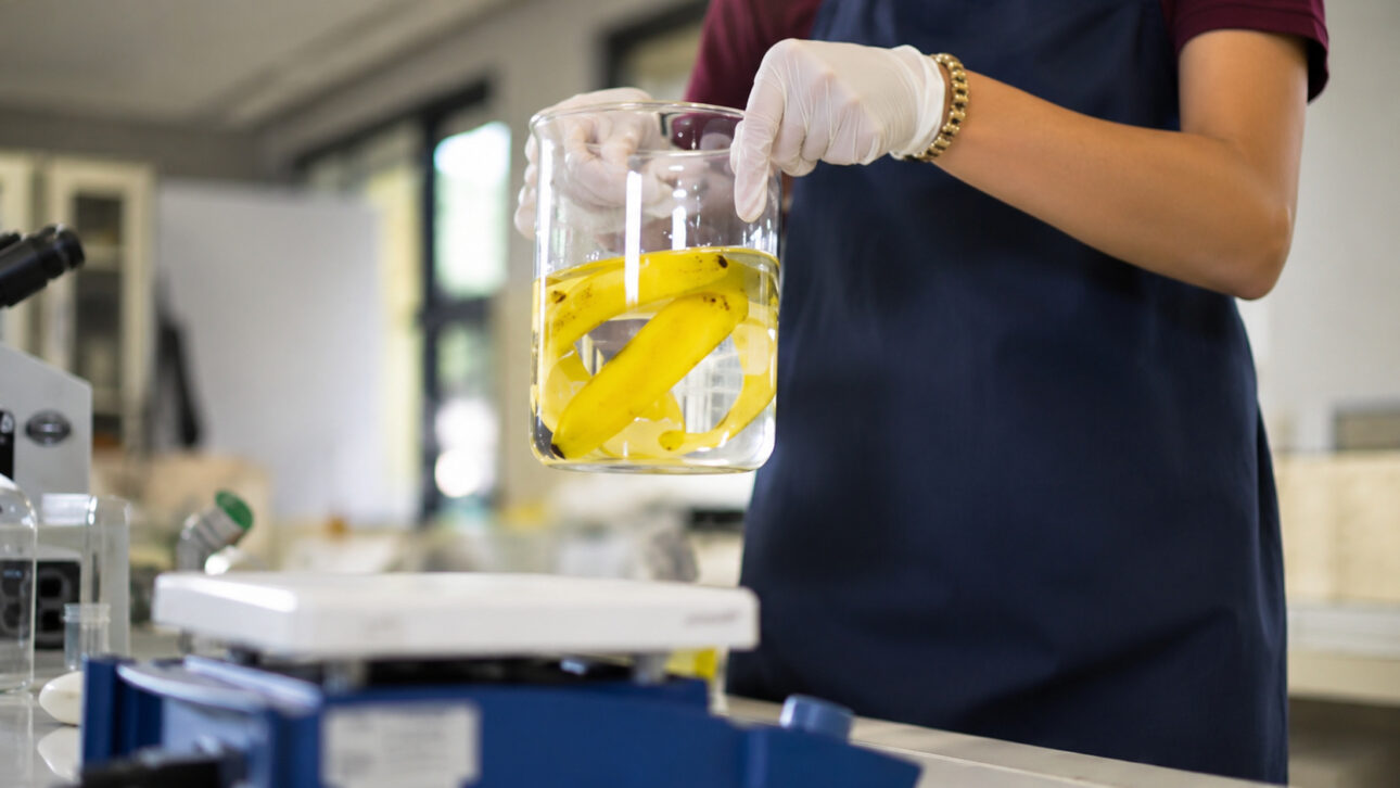 Elif Bilgin, estudiante de Estambul, usó ese residuo común para crear un bioplástico tras dos años de intentos.