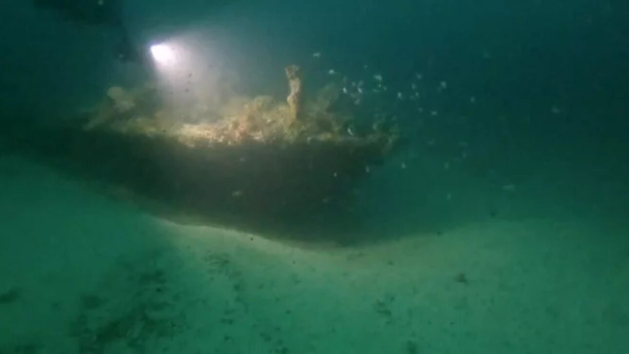 Sonar of the Aurora Green park, by Iberdrola, in Gippsland found the City of Hobart: a coal shipwreck found by wind energy at 60 m, sunk in 1877.
