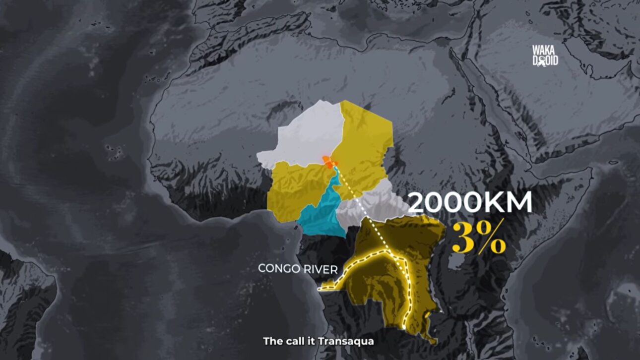 The giant Transaqua canal would bring water from the Congo River to Lake Chad, in the Sahel, to revive a lake that lost 90%, but remains stalled and would cost $50 billion.