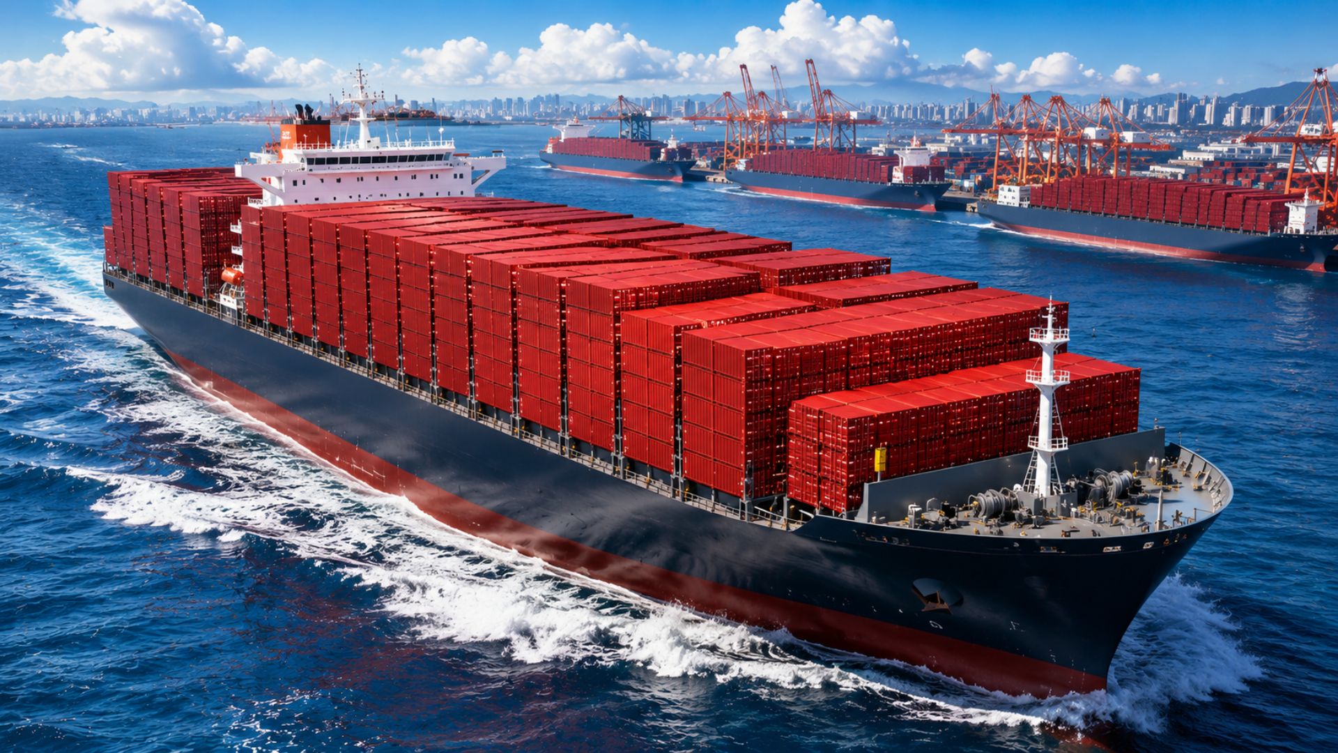O estaleiro chinês Huangpu Wenchong assinou 13 contratos de navios porta-contêineres de 5.000 TEUs e agora soma 39 encomendas, por cerca de US$ 1 bilhão.