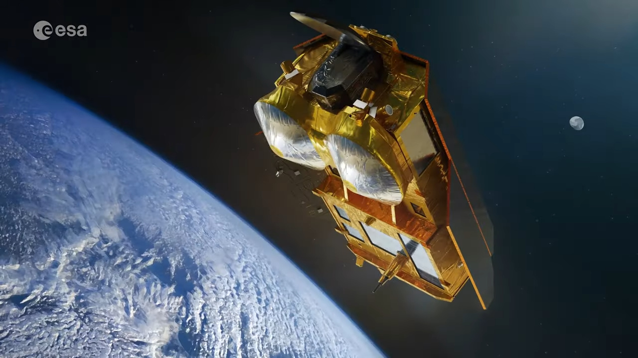 O Envisat, maior satélite civil de observação da Terra já construído, perdeu contato com a ESA em 2012 e continua orbitando como lixo espacial.