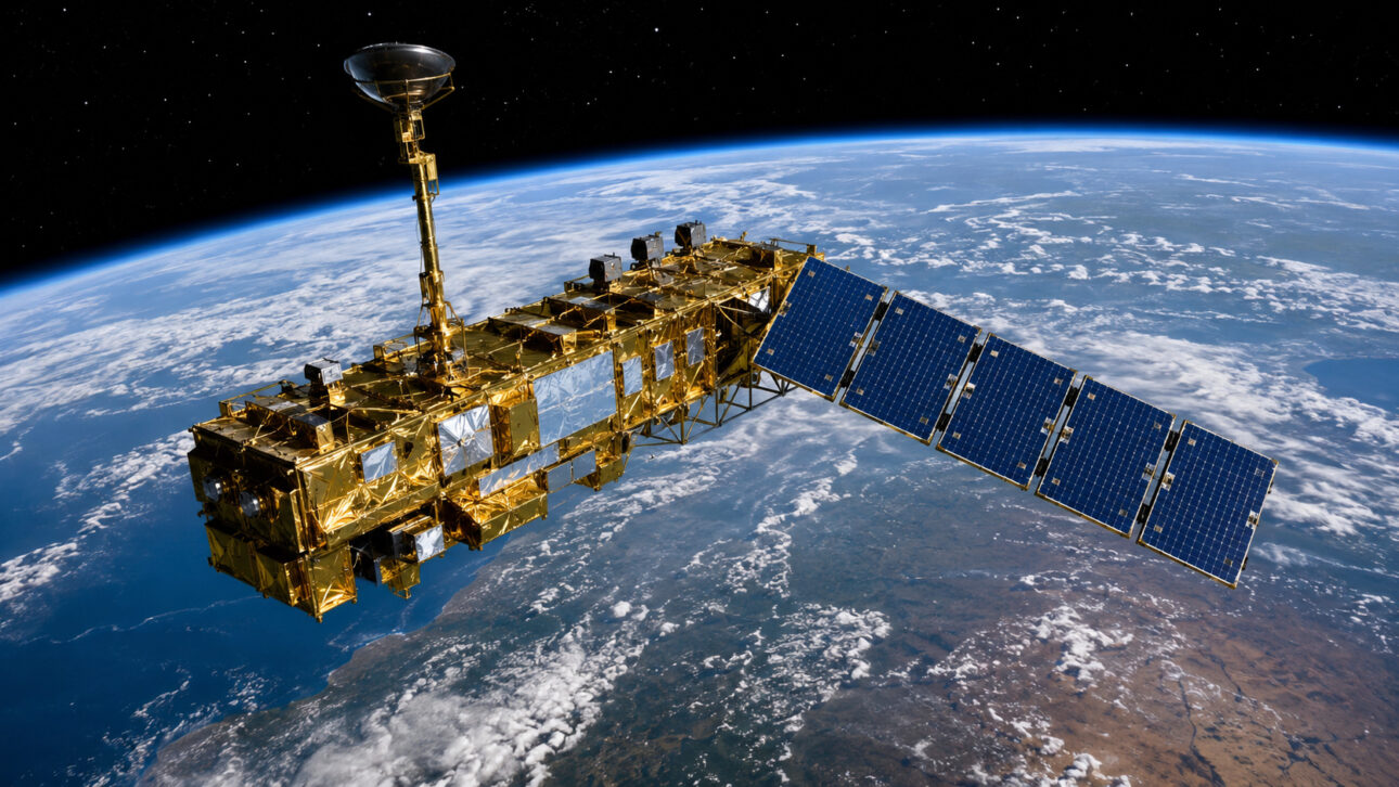 The Envisat, the largest civil Earth observation satellite ever built, lost contact with ESA in 2012 and continues orbiting as space debris.