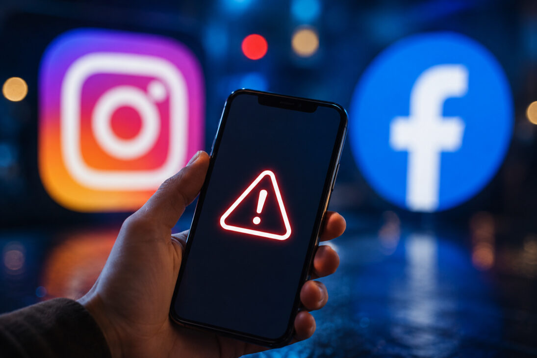 Technical error with social networks