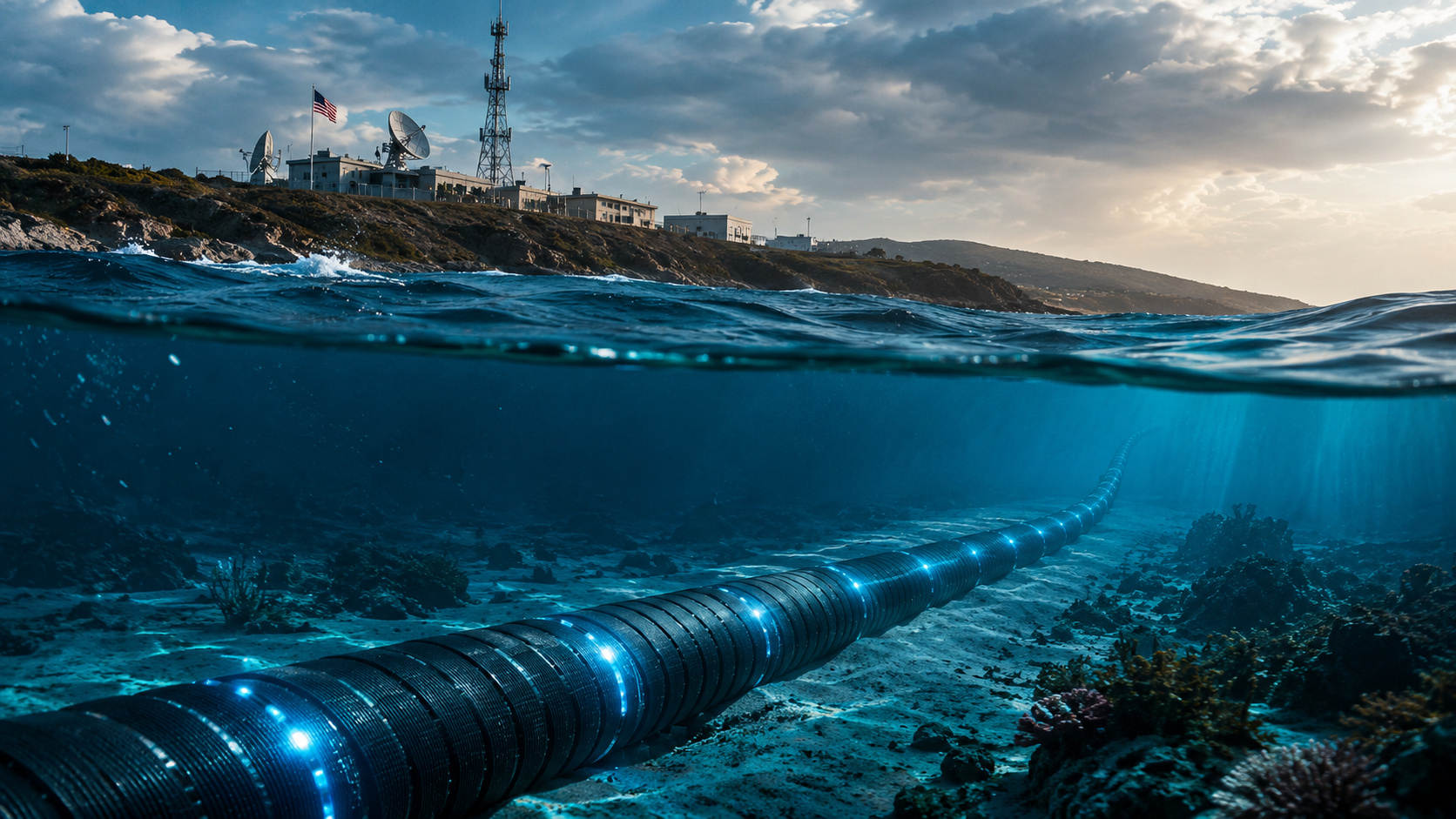 Estados Unidos querem apertar o controle sobre cabos submarinos que carregam 99% da internet internacional