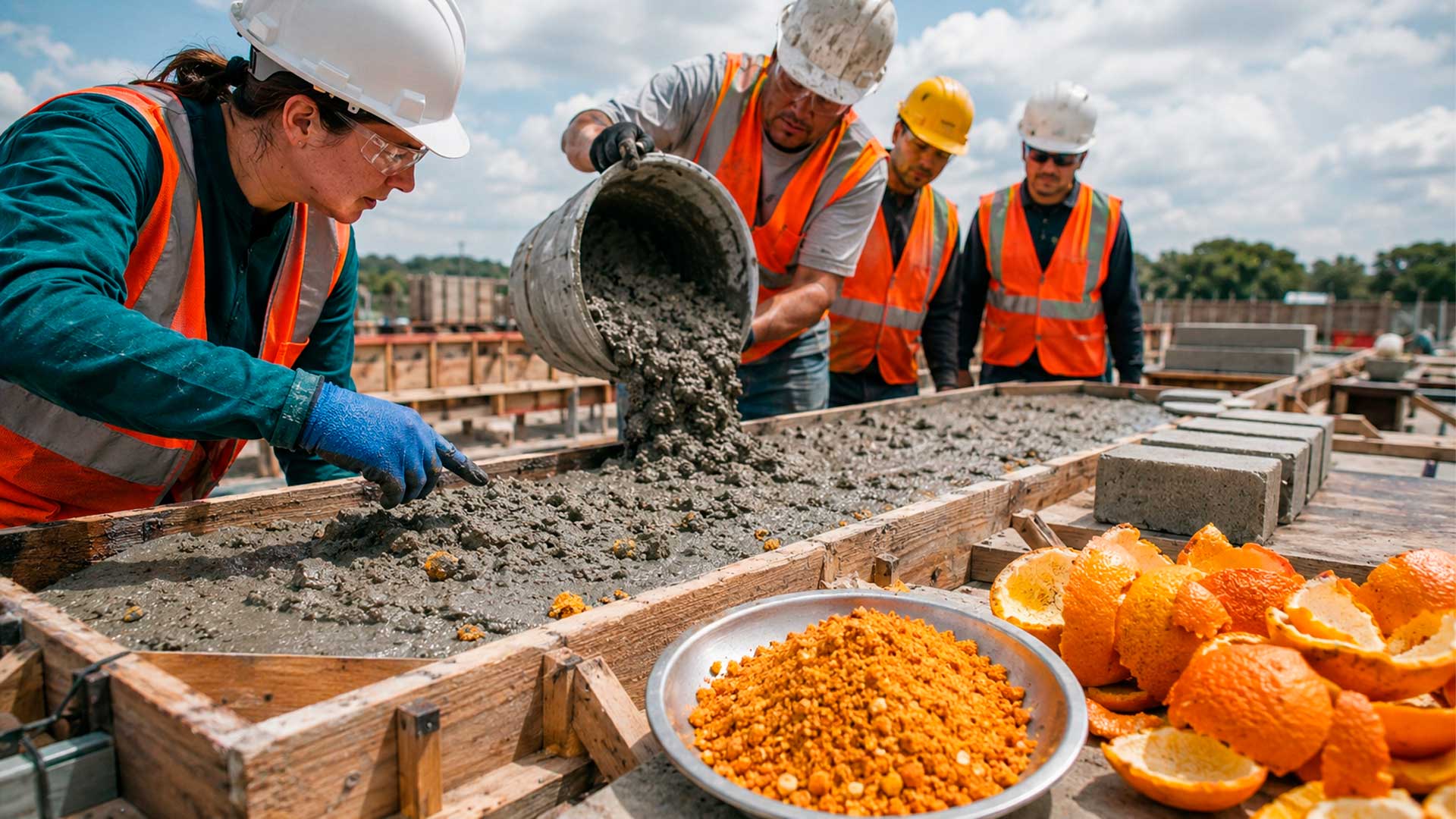 Estudantes do Paraná desenvolvem aditivo para argamassa feito com casca de laranja e projeto será avaliado pela UTFPR