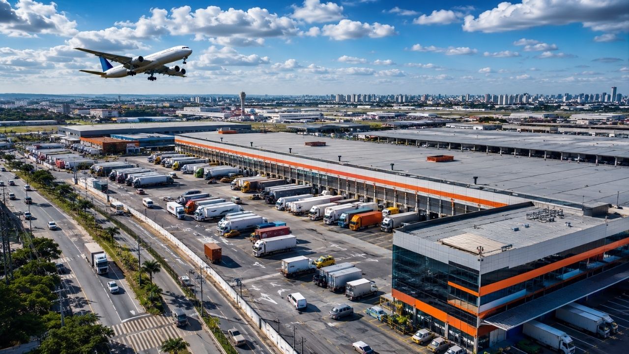 Guarulhos vira a “Faria Lima dos galpões” com metro quadrado logístico a R$ 37,11, mais caro que a capital paulista, enquanto Shopee, Mercado Livre, Amazon e fundos bilionários (3)