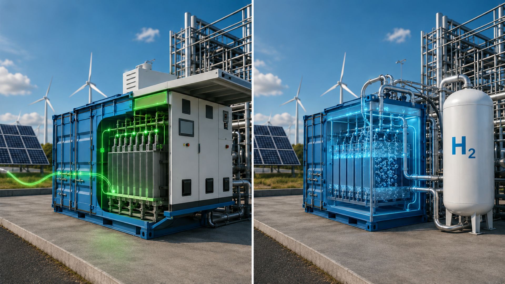A Battolyser, de Mattijs Slee, é um eletrolisador e bateria que faz hidrogênio: armazenamento de energia solar e eólica, €30 mi e piloto de 1 MW na RWE.