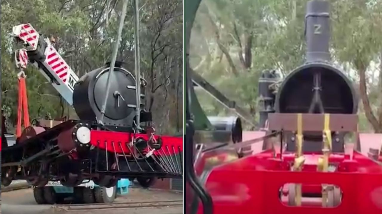 Locomotiva a vapor de Glen Smythe segue para Pichi Richi Railway entre Quorn e Port Augusta após 23 anos de construção artesanal.
