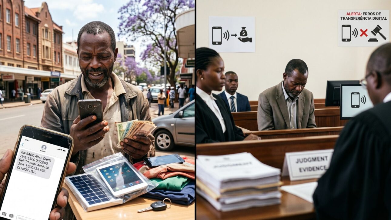 Man received bank deposit by mistake in Zimbabwe, spent the amount and was convicted in a case that raised an alert about errors in digital transfers.