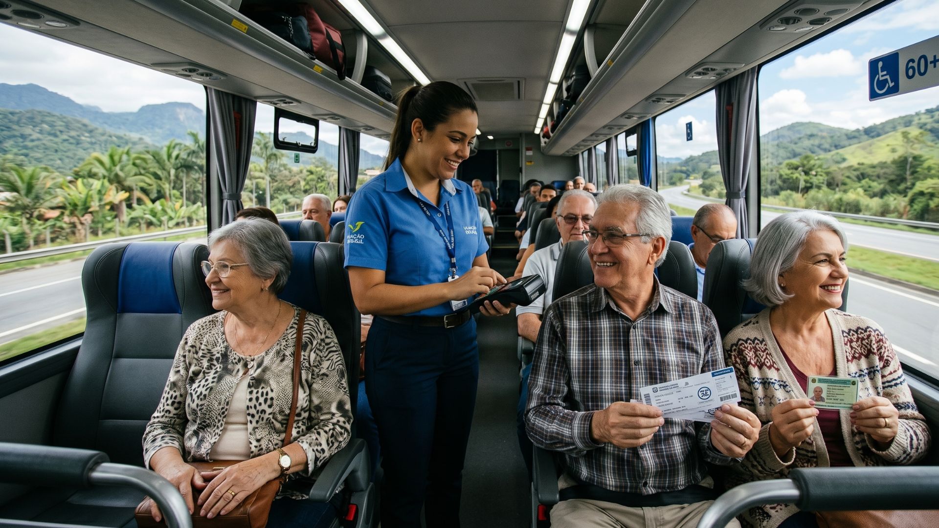 Idosos que possuem mais de 60 anos podem viajar de graça