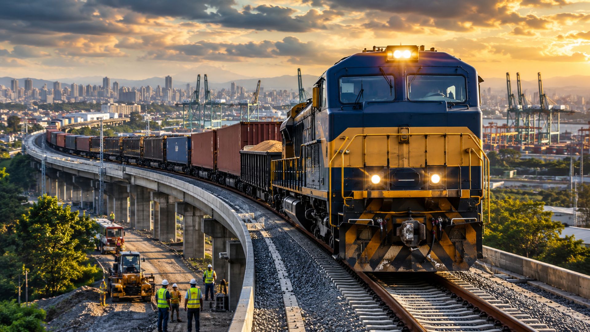 Ferroanel de SP pode ligar cargas a portos do RJ e ES, reduzir gargalos em Santos e reorganizar a logística ferroviária no Sudeste.