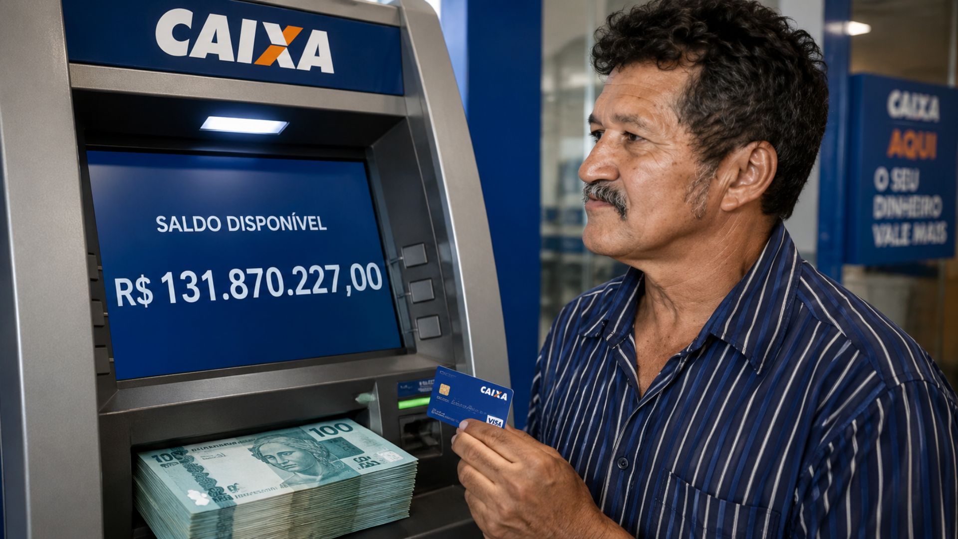 Motorista que devolveu R$ 131 milhões ao Bradesco cobra recompensa milionária e danos morais na Justiça do Tocantins.