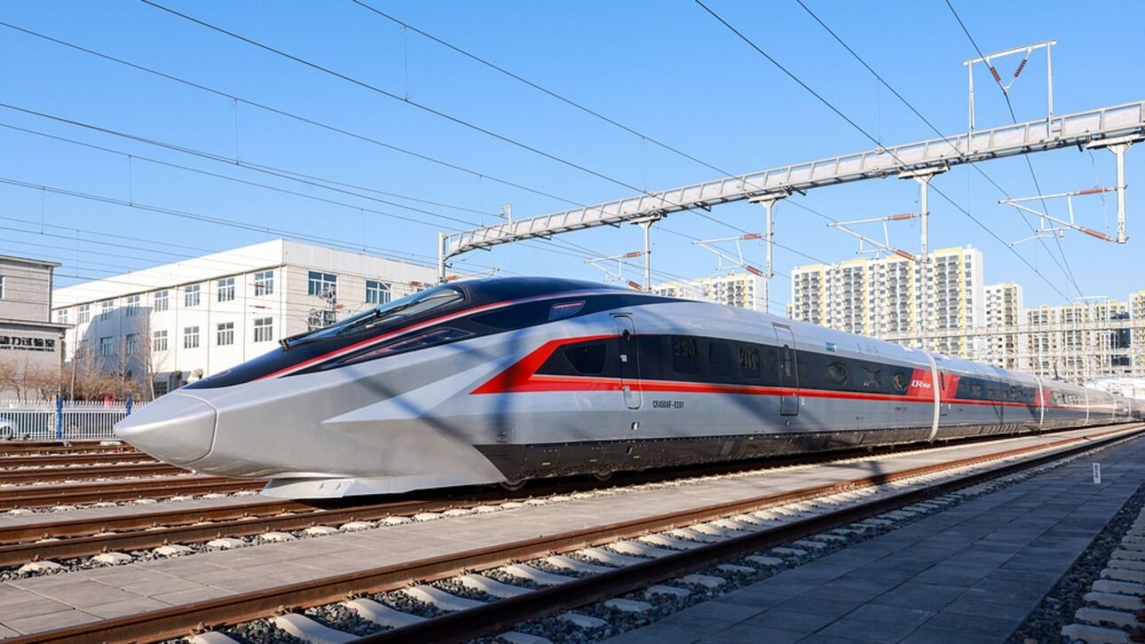 China avança com trem-bala a 350 km/h, rede de 50,4 mil km e testes do CR450 acima de 450 km/h.